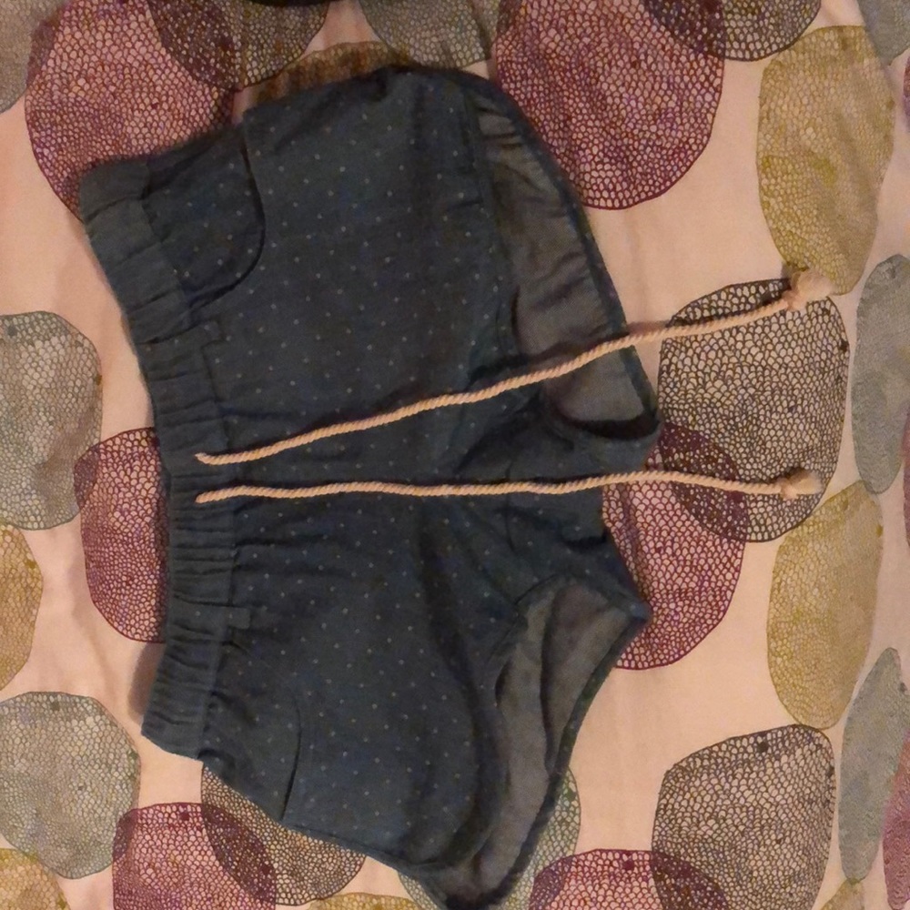 Polka dot  blue Roxy shorts